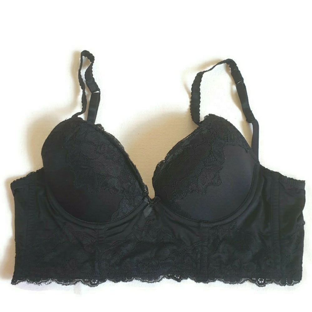 H&M lace bustier corset bra